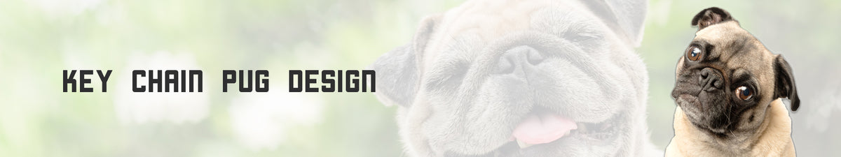 Key Chains Pugs Design