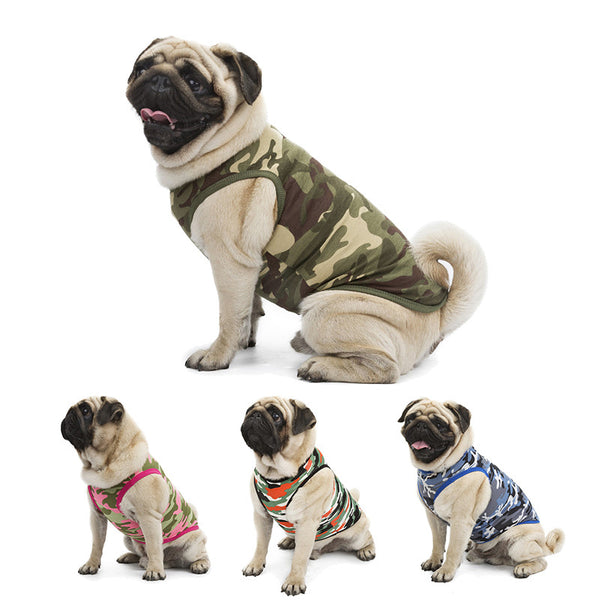 Summer Camouflage Cotton Vest