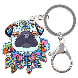 Statement Jewelry Pug Key Chain