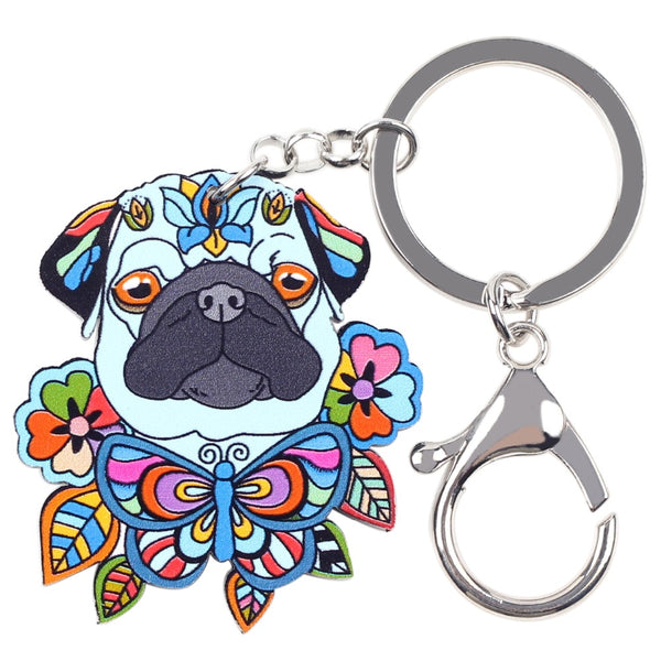 Statement Jewelry Pug Key Chain