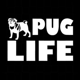 Pug Life Vinyl Decal