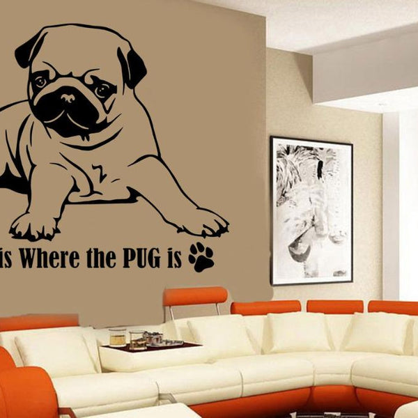 3d Poster Pug Wall Art