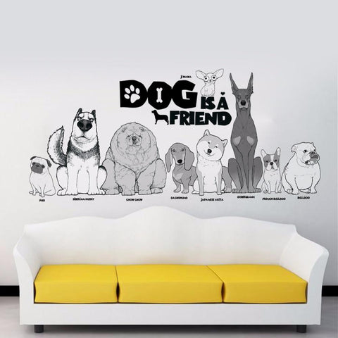 Dog Friend Wall Sticker