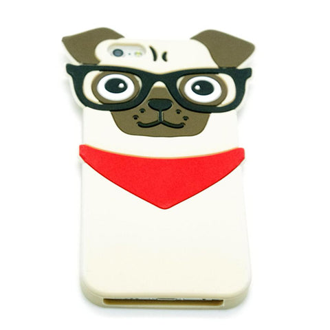 Fashion 3D Pug Dog Cover