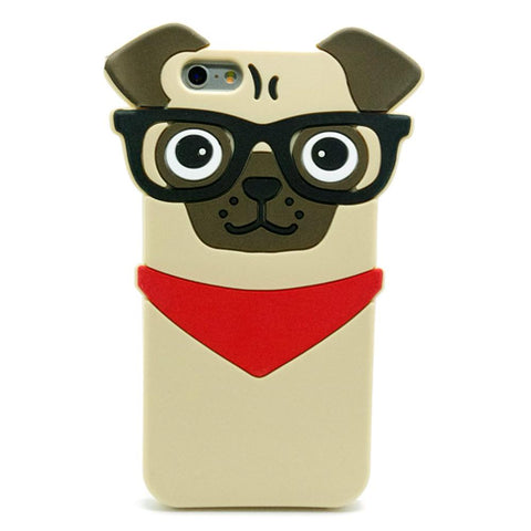 Fashion 3D Pug Dog Cover