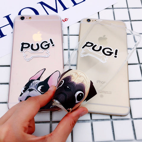 Soft TPU Pug Case