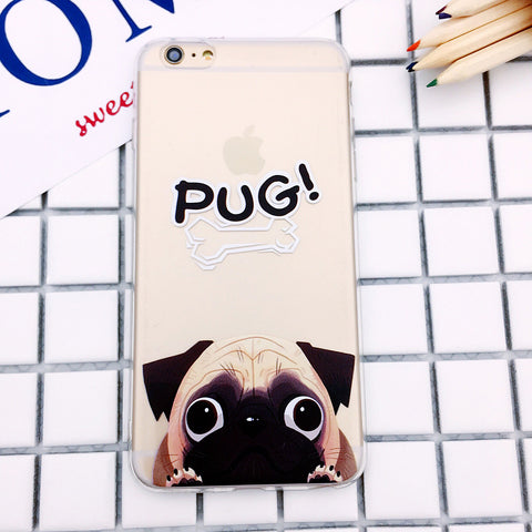 Soft TPU Pug Case