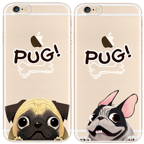 Soft TPU Pug Case